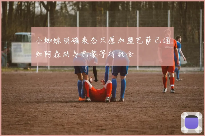 小蜘蛛明确表态只愿加盟巴萨已通知阿森纳与巴黎等待机会